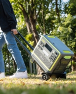 Portable Power Station 2048Wh LiFePO4 2400W – Silent UPS Solar Generator, 100W USB-C, 240V