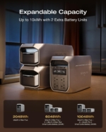 Portable Power Station 2048Wh LiFePO4 3000W – Solar Generator for Home Backup