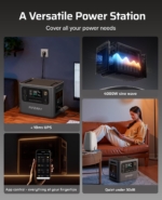 Portable Power Station 3000W 2048Wh LiFePO4 – Expandable to 10.24kWh, 1.5H Fast Charging, 240V