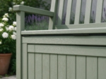 Timber Storage Bench Box, Sage Green