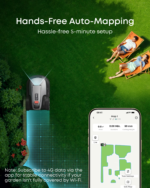 Wire-Free Robot Lawn Mower with Vision Navigation for Gardens up to 800 m² – 3D Obstacle Avoidance