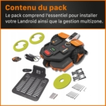 WORX Landroid Vision WR202E Robot Lawn Mower – up to 250 m², 20V PowerShare, Rain Sensor