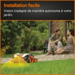 WORX Landroid Vision WR202E Robot Lawn Mower – up to 250 m², 20V PowerShare, Rain Sensor