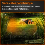 WORX Landroid Vision WR202E Robot Lawn Mower – up to 250 m², 20V PowerShare, Rain Sensor