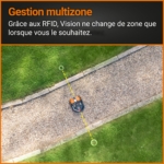 WORX Landroid Vision WR202E Robot Lawn Mower – up to 250 m², 20V PowerShare, Rain Sensor